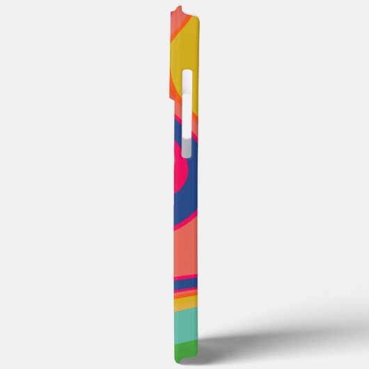 Farbiger Regenbogen Moderne Kinder Abstrakt Case-Mate iPhone Hülle (Rückseite / Links)