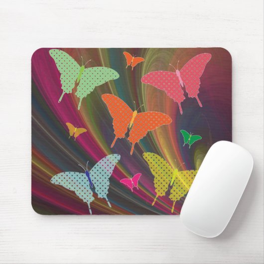 Farbiger Regenbogen Mousepad (Mit Mouse)