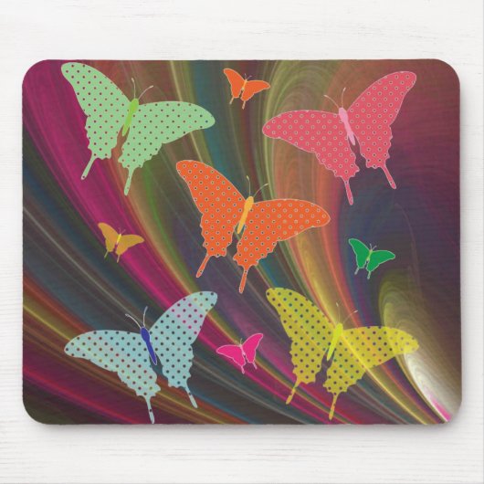 Farbiger Regenbogen Mousepad (Vorne)