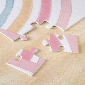 Farbiger Regenbogen Nahtlose Illustration Puzzle (Seite)