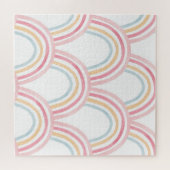 Farbiger Regenbogen Nahtlose Illustration Puzzle (Horizontal)