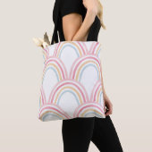 Farbiger Regenbogen Nahtlose Illustration Tasche (Von Nahem)