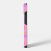Farbiger Regenbogen-Name-Skript personalisiert iPhone Hülle (Linke Seite)