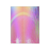 Farbiger Regenbogen Notizblock (Rotiert)