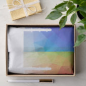 Farbiger Regenbogen Polygonal Eid Mubarak Moschee Seidenpapier (Geschenk)