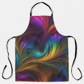 Farbiger Regenbogen-Swirl Schürze (Vorderseite)