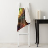 Farbiger Regenbogen-Swirl Sherpadecke (Beispiel)