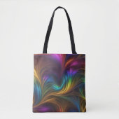 Farbiger Regenbogen-Swirl Tasche (Vorderseite)