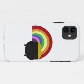 Farbiger Regenbogen und Goldtopf Case-Mate iPhone Hülle (Rückseite (Horizontal))