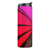 Farbiger Regenbogen Vortex 608 Thermosbecher (Nach links gedreht)