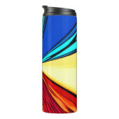 Farbiger Regenbogen Vortex 608 Thermosbecher (Nach rechts gedreht)