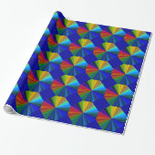 Farbiger Regenbogen Vortex Geschenkpapier (Ungerollt)