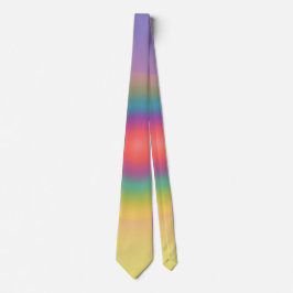 Farbiger Regenbogenkonzentrischer Circle Space Krawatte