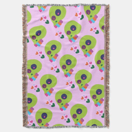 Farbiger Regenbogenschädel Decke (Vorderseite Vertikal)