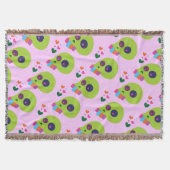 Farbiger Regenbogenschädel Decke (Vorderseite)