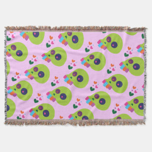 Farbiger Regenbogenschädel Decke