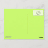 Farbiger Regenbogenschädel Postkarte (Rückseite)