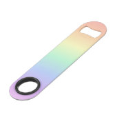 Farbiger Regenbogenschlüssel | Speed Bottle Opener Speed Flaschenöffner (Vorderseite Schrägansicht)