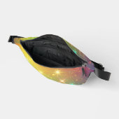 Farbiger Regenbogensternraum Bauchtasche (Offen)
