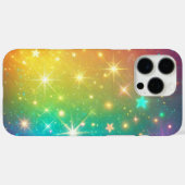 Farbiger Regenbogensternraum Case-Mate iPhone Hülle (Rückseite (Horizontal))