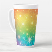 Farbiger Regenbogensternraum Milchtasse (Linke Ecke)