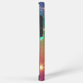 Farbiger Regenbogensternraum Samsung Galaxy Hülle (Rechte Seite)