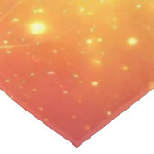 Farbiger Regenbogensternraum Tischdecke (Schrägansicht)