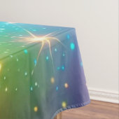 Farbiger Regenbogensternraum Tischdecke (Beispiel)
