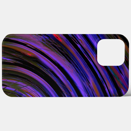 Farbiger Reifengummi, in bläulich lila bis rot ges Case-Mate iPhone Hülle (Rückseite (Horizontal))