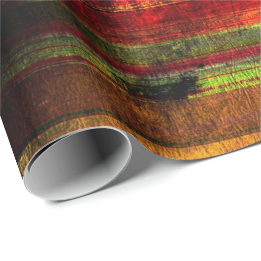 Farbiger Retrostreifen Geschenkpapier (Rolleneckpunkt)