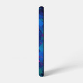 Farbiger Rhino auf einem mehrfarbigen Samsung Galaxy Hülle (Linke Seite)