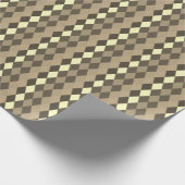 Farbiger Rhombus Geschenkpapier (Ecke)