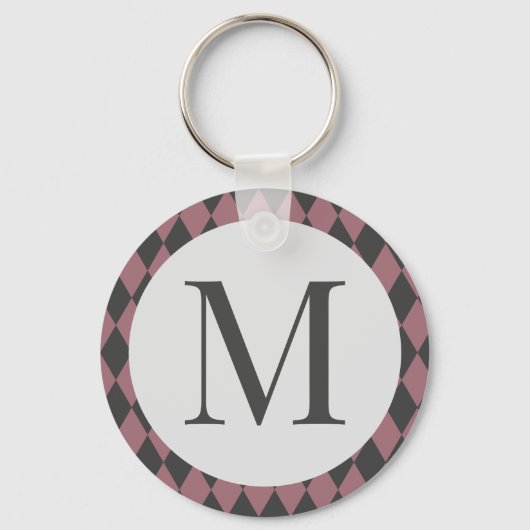 Farbiger Rhombus Schlüsselanhänger (Vorderseite)