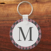 Farbiger Rhombus Schlüsselanhänger (Vorderseite)