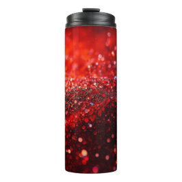 Farbiger roter Glitzer Thermal Tumbler 12oz Thermosbecher