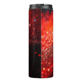 Farbiger roter Glitzer Thermal Tumbler 12oz Thermosbecher (Rückseite)