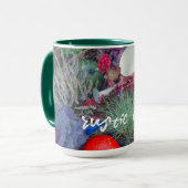 Farbiger rustikaler Herbstgarten Tasse (Vorderseite Links)