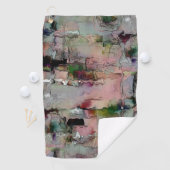 Farbiger rustikaler Stein dominiert Lachs bis Grau Golfhandtuch (Insitu)