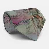 Farbiger rustikaler Stein dominiert Lachs bis Grau Krawatte (Gerollt)