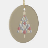 Farbiger Sand-Dollar-Tree (beige) Keramikornament (Rechts)