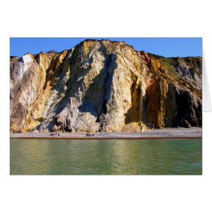 Farbiger Sand von Alum Bay