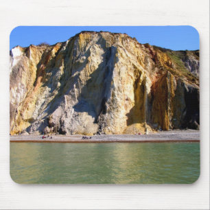 Farbiger Sand von Alum Bay Mousepad
