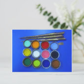 farbiger Sand zum Bau einer buddhistischen Mandala Einladung (Stehend Vorderseite)