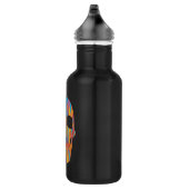 farbiger Schädel Edelstahlflasche (Rechts)