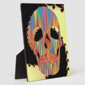 farbiger Schädel Fotoplatte (Seite)