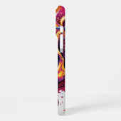 farbiger Schädel iPhone Hülle (Linke Seite)