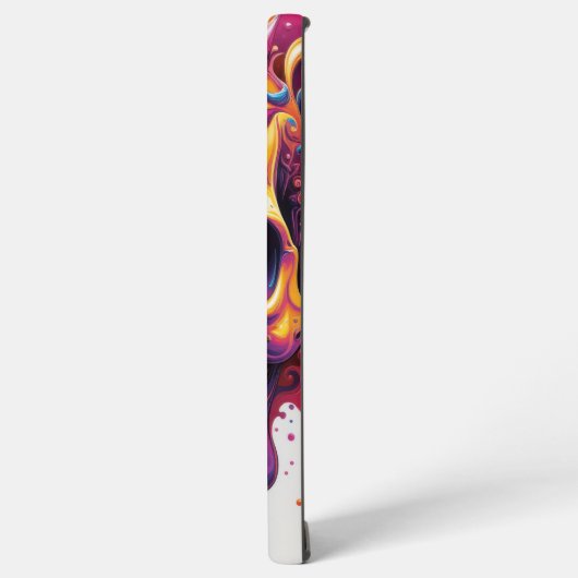 farbiger Schädel Samsung Galaxy Hülle (Linke Seite)