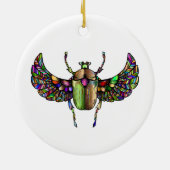 Farbiger Schal Keramik Ornament (Hinten)