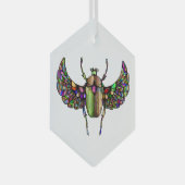 Farbiger Schal Ornament Aus Glas (Vorderseite Rechts)