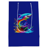 Farbiger Schellfisch Mittlere Geschenktüte (Rückseite)